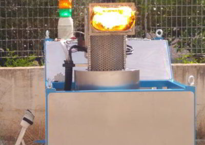 TeaTek_macchina per prove a fuoco