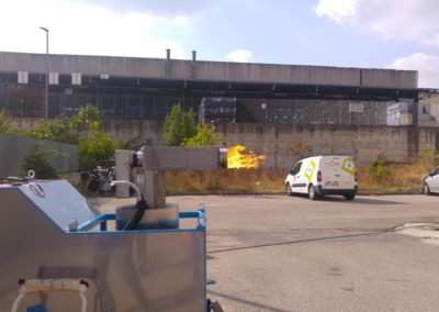 TeaTek_macchina per prove a fuoco