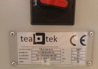 TeaTek_macchina per prove a fuoco